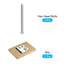 Hex Bolts 5Pcs (3/8-16x5-1/2"), 316 Stainless Steel Fully Threaded Hex Head Screws for Furniture Repair, Silver