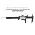 Vernier Caliper Dial Measuring Tool, 0-150mm Plastic Caliper for Home Improvement