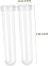 50pcs Wakauto Transparent Flower Tubes for Fresh Flowers Practical Floral Water Containers Height for Roses Carnations