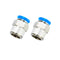PNEUMATIC Push to Connect Fitting, 10MM Tube OD x 3/8 Inch NPT Thread Male Straight Connector, Pack of 10