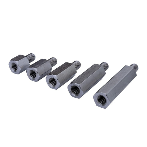 10 Pcs Stainless Steel Single Head Stud Hex Standoff Spacers - M6 x M6 for PCB Hexagonal Fasteners, 10mm to 40mm