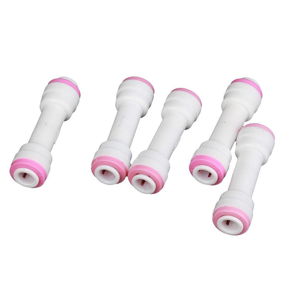 Malida 1/4" RO Water Tube Fitting Check Valve, Pack of 5, Quick Push to Connect