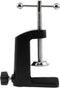1PCS Black Aluminum Alloy Desk C-Clamp, Desk Light Mounting Cantilever Bracket with Adjustable Screws