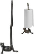 Jeonz Cast Iron Paper Towel Holder Countertop, Frog Leg Toilet Paper Holder Stand,
