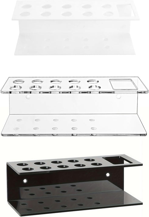 MHADBKH Acrylic Wall Dry Wipe Marker Holder Wall Mounted Pen Bracket Office Accessories Storage Rack Stylish Stationery