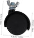 4pcs ABOOFAN Heater Caster Wheels Replacement Swivel Casters for Desk Chair Office Chair and Rolling Cart Abs Material