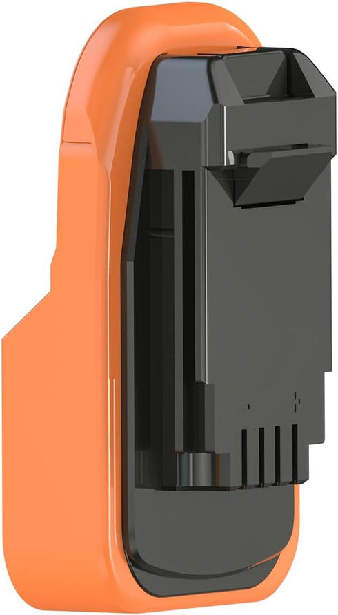 1x Adapter Run Tools# Only Fits Black&Decker Fits Porter Cable 20v MAX (Not Old Style 18v) Tools Compatible with Ridgid 18v Battery - Adapter Only