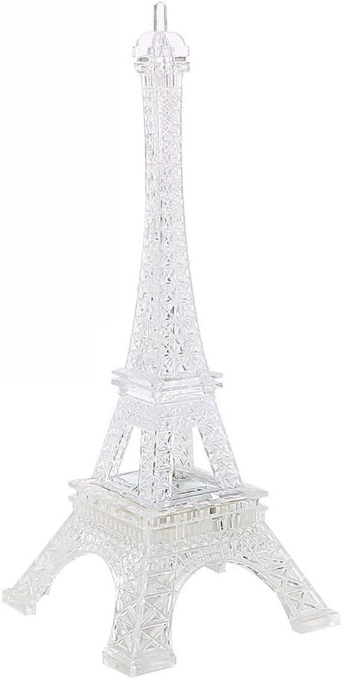 Colorful Eiffel Tower Lighting Desk Bedroom Decoration LED Lamp (7.6 Inch)