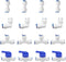 Beduan Water Push to Connect Quick Connect Fitting 1/4" Tube OD for RO Water Reverse Osmosis System (Pack of 16)