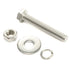 3/8-16 x 3 Hex Head Bolts with Hex Nuts and Washers, Fully Threaded Stainless Steel, 4 Sets