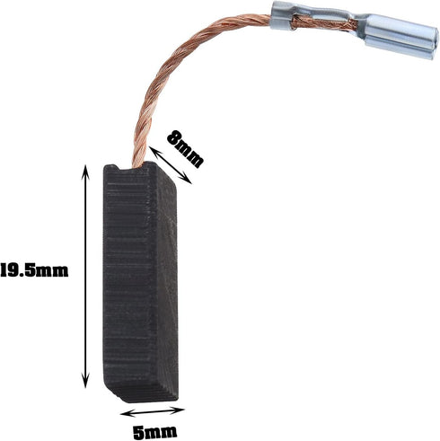 2 Pairs Carbon Brushes for Bosch GBH 2-24 DFR/GBH 2-24 RLE/GBH 2-24 DSR/GBH 2-24 DSE Rotary Hammer Drills