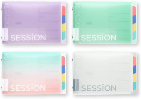 Maruman FM310-30 Loose Leaf Binder Session, Mini Size, Light Purple, 5 Holes