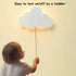 Azorteja Cloud-Night-Light for Bedroom, Kawaii Kids Cloud Lights Baby Nursery, Cute Floating Lamp Room Decor