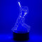 EXIGENT 3D LED Light Baseball Lamp Acrylic Illusion Night Flashing Cool (Baseball_SO)