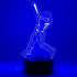 EXIGENT 3D LED Light Baseball Lamp Acrylic Illusion Night Flashing Cool (Baseball_SO)