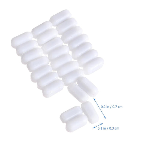 Magnetic Stir Bar Set, Stir Plate PTFE Stirrer Mixer Stir Bar, Stir Rod Magnetic, Laboratory Bar, Stir Plate Magnet Stick (25 Pieces,7mm/ 0.2 Inch)