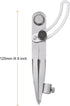 Wing Divider Compass 5 Inch Adjustable Lockable Woodworking Compass with Pencil Holder for Geometry Drawing