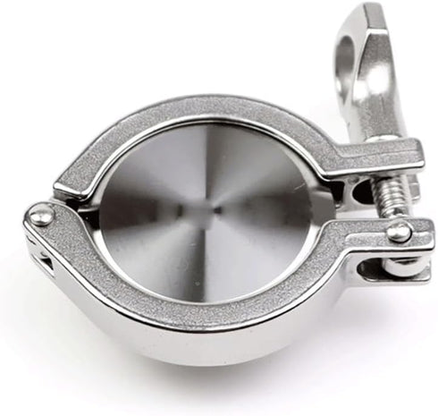 LOKLNEYK 1pcs 304 Set 1.5"-8" Applications(45mmx64) SS Sanitary Tri Clamp Ferrule/End Cap/Clamp/Gasket
