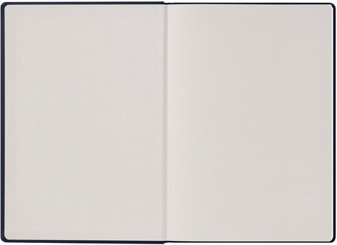 Maruman MNEMOSYNE Journal Notebook, 8.5 x 6.02 Inches (A5), Hard Cover with Elastic Band, 120 Sheets/240 Pages, Navy