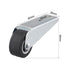 Cloudpower Black(1.6 inches) Swivel Gate Caster Wheels TPE Rubber Furniture Casters on Hardwood Tiles Vinyl Marble
