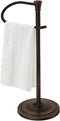 Bronze Bath Hand Towel Holder Stand,Stainless Steel 16 Inch Free Standing Towel