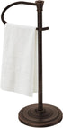 Bronze Bath Hand Towel Holder Stand,Stainless Steel 16 Inch Free Standing Towel