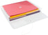 JAM PAPER Plastic Envelopes with Button & String Tie Closure & 2 Dividers, Clear, 12/Pack