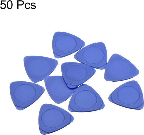 MECCANIXITY 50pcs Dark Blue Plastic Phone Pry Opening Tools 2.5mm Thick for Mobile Repair, Guitar Picks