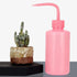 1Pc Plastic Squeeze Bottle, Safety Narrow Mouth Drip Washing Bottle for Tattooing, Eyelash Cleaning, 250 ML Pink