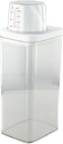Generic Organization(1500ml) Laundry Detergent Dispenser with Airtight Lid and Measuring Cup, Transparent AS Body