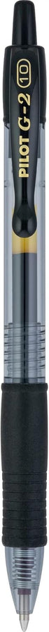 Pilot G2 Premium Gel Roller Pens, Bold Point 1 mm, Pack of 14, Black Ink