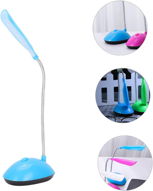 Desktop LED Light, Blue Night Light Nursing LED Desk Lamp, Battery Powered Foldable Table Lamp