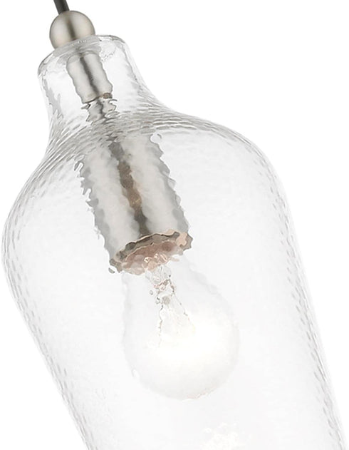 41240-91, Livex Lighting, Avery, Mini Pendant, Brushed Nickel