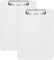 Hongri 2 Pack Plastic Clipboards with Pen Holder, 8.5x11 Letter Size for Classroom, Office, School