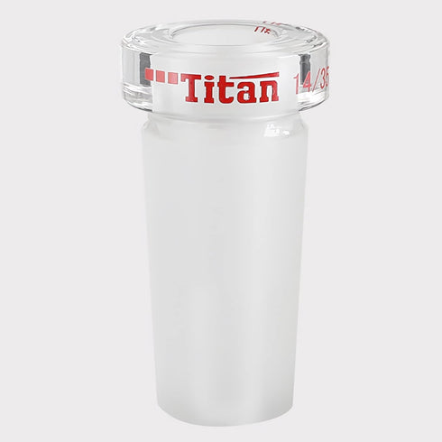 Glass Converter Adapter for Chemistry Laboratory, 14mm Female to 24mm Male Transfer Reducer