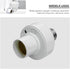 E27 Bulbs Outanaya Voice Control Lamp Holder Socket Smart Voice Activated Light Socket Compatible with Led Incandescent