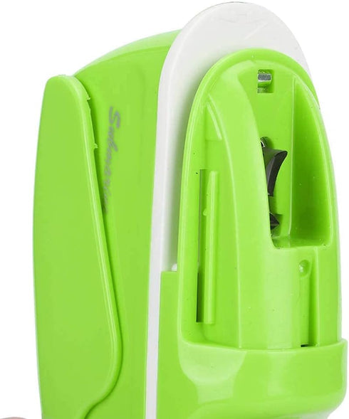 Stapleless Stapler, Paper Clinch ABS No Staple Binding Hand Tool - Green