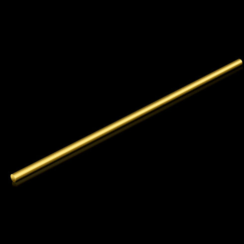 Favordrory 3/8 Inch Brass Round Rod, 1PCS Lathe Bar Stock, 14 Inches in Length, 3/8 Inch Diameter