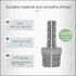 1/2 3/8" Pack 4 NPT thread x hose barb fitting, Stainless Steel for Home brewing and Wine making Supplies repair kit