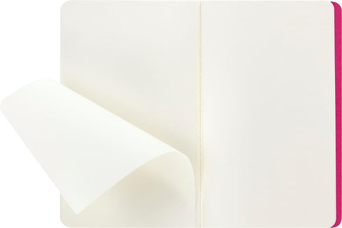 Moleskine Cahier Journal, Soft Cover, Large (5" x 8.25"), Plain/Blank, Kinetic Pink, 80 Pages (Set of 3)