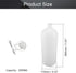 Othmro 2pcs 2000ml/67.64oz Plastic Lab Cylindrical Chemical Reagent Bottle, Small Mouth Laboratory Reagent Bottle with Scale, Sample Sealing Liquid Storage Container for Food Store Transparent by Othmro