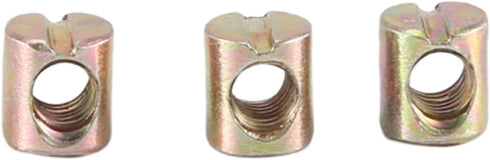 Set 10 M6 of Slotted Furniture Nuts for Beds and Chairs