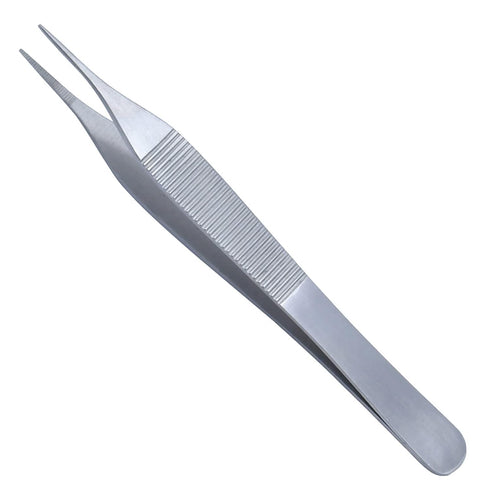 Scientific Stainless Steel Adson Dissecting Forceps with Long Nose Tip, 4.75 in. (120 mm)