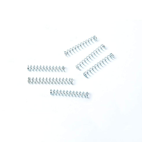 Customized Galvanized Spring Steel Metal Small Coil Pressure Spring, 100Pcs for Ball Pen, Wire Diameter 0.4mm