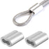 120pcs Aluminum Sleeve for Wire Rope and Cable - 3/32 Diameter