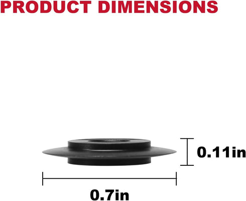 48-38-0010 Copper Pipe Cutting Wheel 4-Pack for Milwaukee 12-volt Copper Tubing Cutter Model 2471