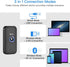 Eyoyo Mini 1D Bluetooth Barcode Scanner - 3-in-1 Bluetooth & USB Wired & 2.4G Wireless Barcode Reader for Windows,