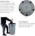 5 460 Lb. Trash Can Dolly | Heavy-Duty Plastic | Casters | Foot Stabilizer | Capacity