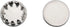 12PCS Round Steel Knockout Plugs for Electrical Box Seal, Removable Seal for Closure of Unused Outlets