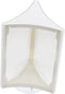 SEWACC Rotatable A5 Desktop Menu Holder White Triangular Three-sided Table Sign Stand